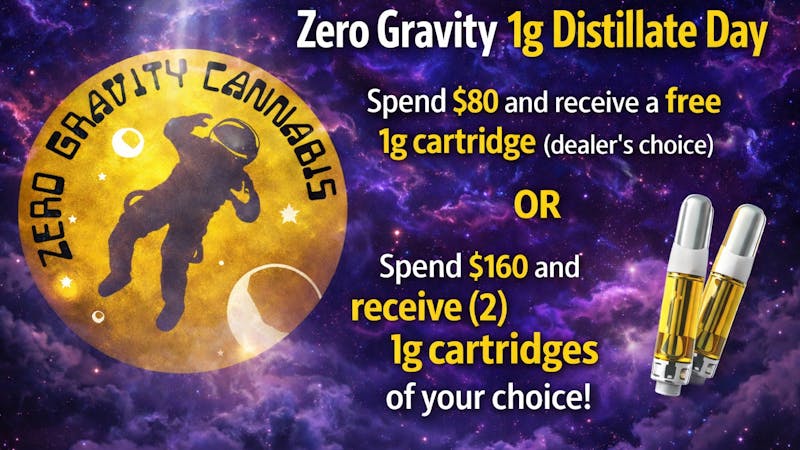 Ganja World - Bangor Zero gravity daily deal