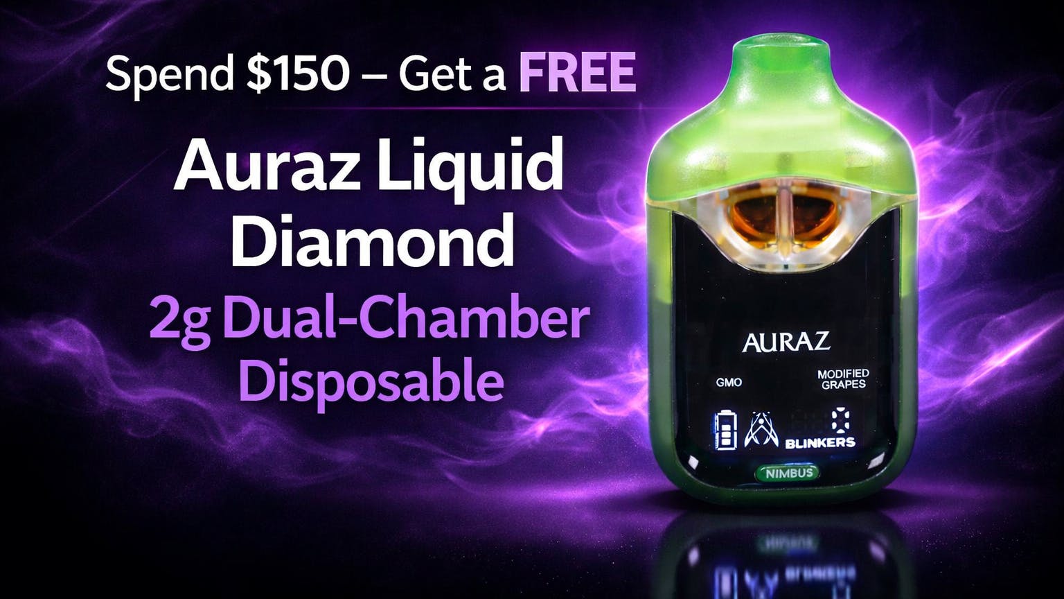 Ganja World - Bangor Free AURAZ Dispo Day