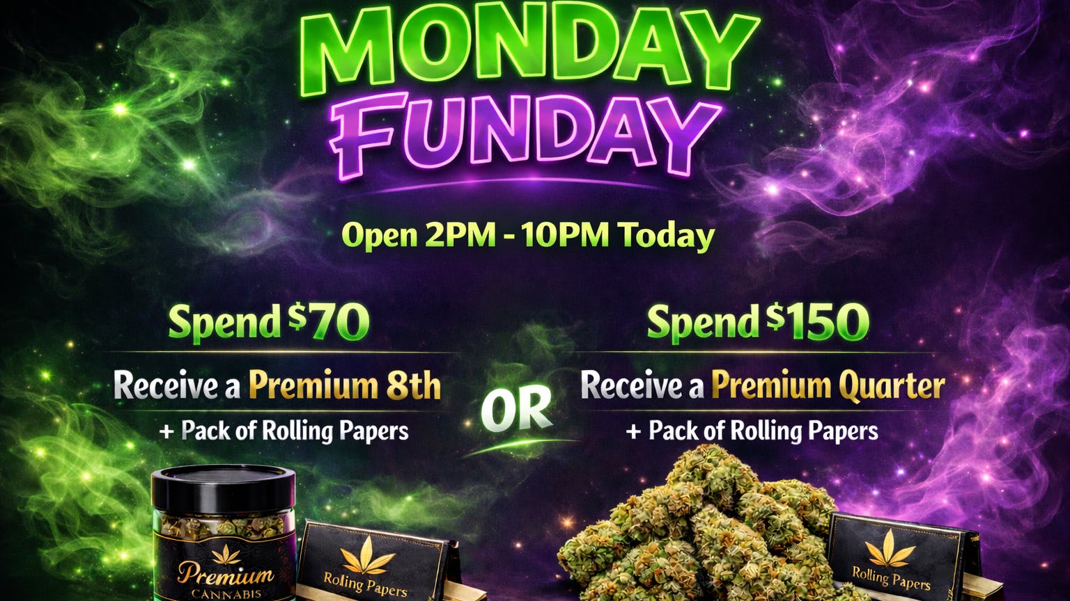 Ganja World - Bangor Monday Funday!!