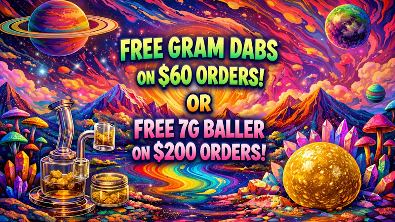 Ganja World FREE GRAM DABS OR 7G BALLER! CHECK DETAILS! 💨