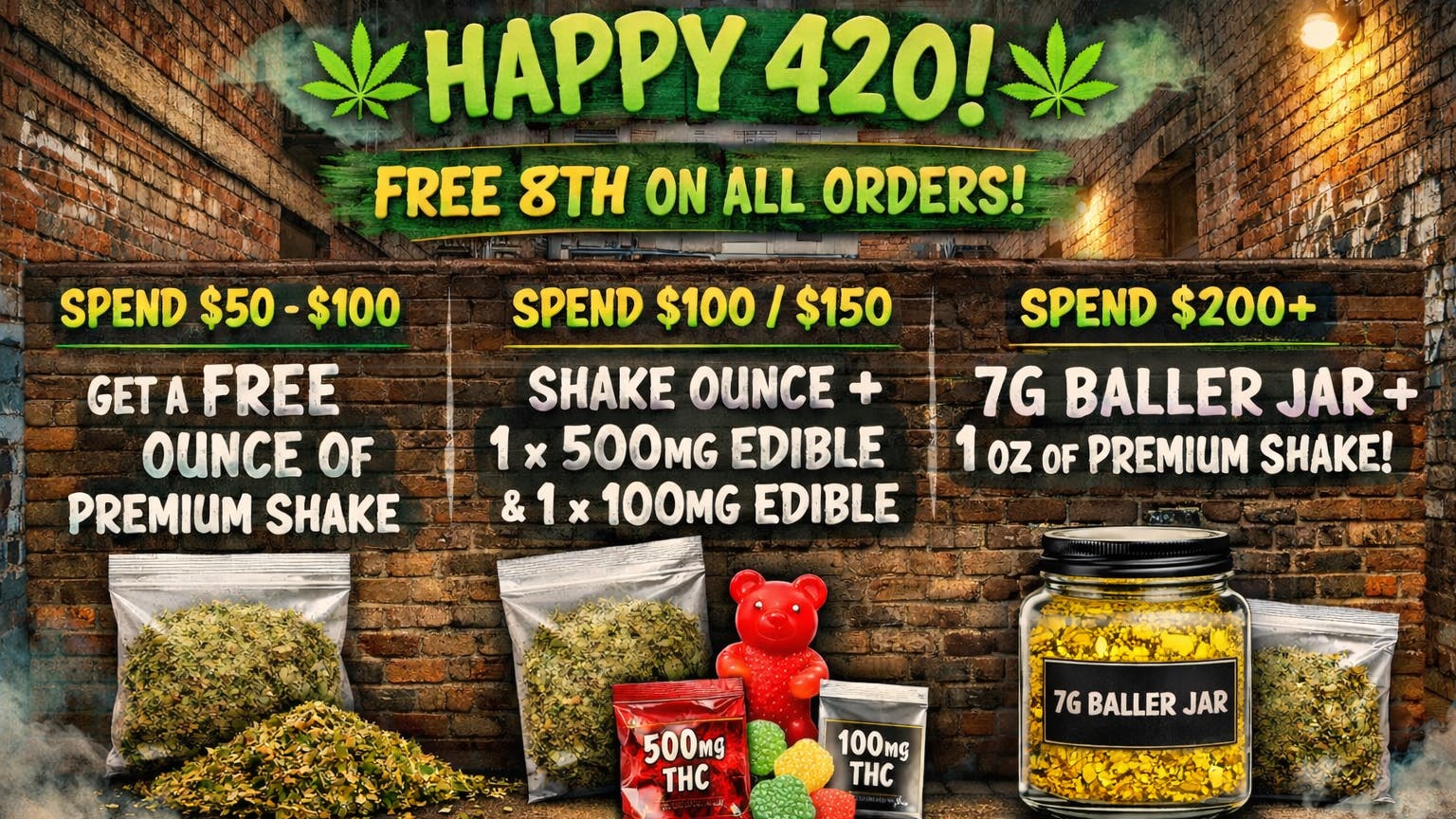 Ganja World - Bangor Happy 420 celebration