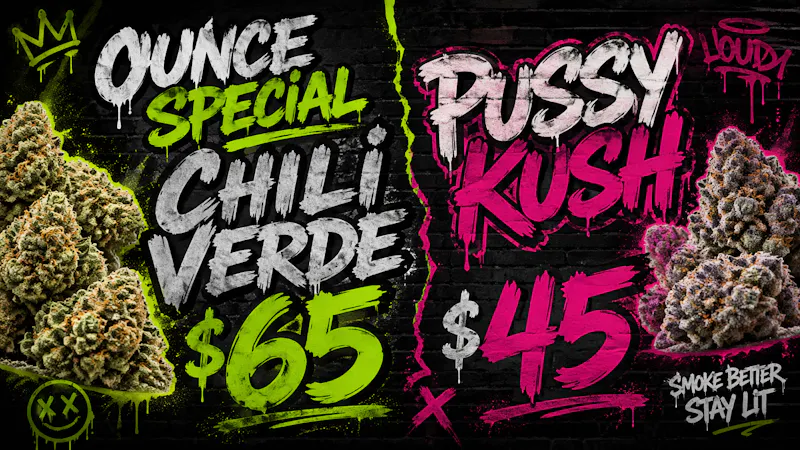 Ganja World - Bangor Ounce specials of the week