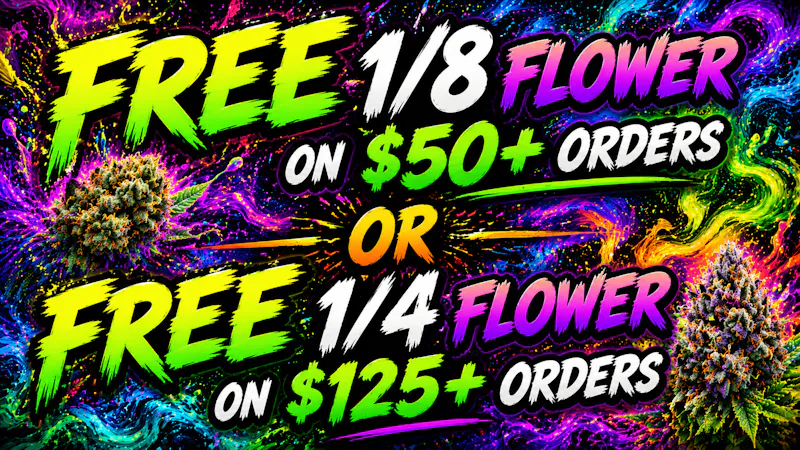 Ganja World FREE 1/8TH OR 1/4 FLOWER- CHECK DETAILS !