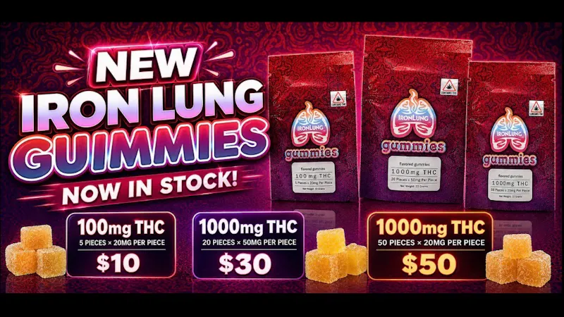 Ganja World NEW IRON LUNG GUMMIES! 🍬