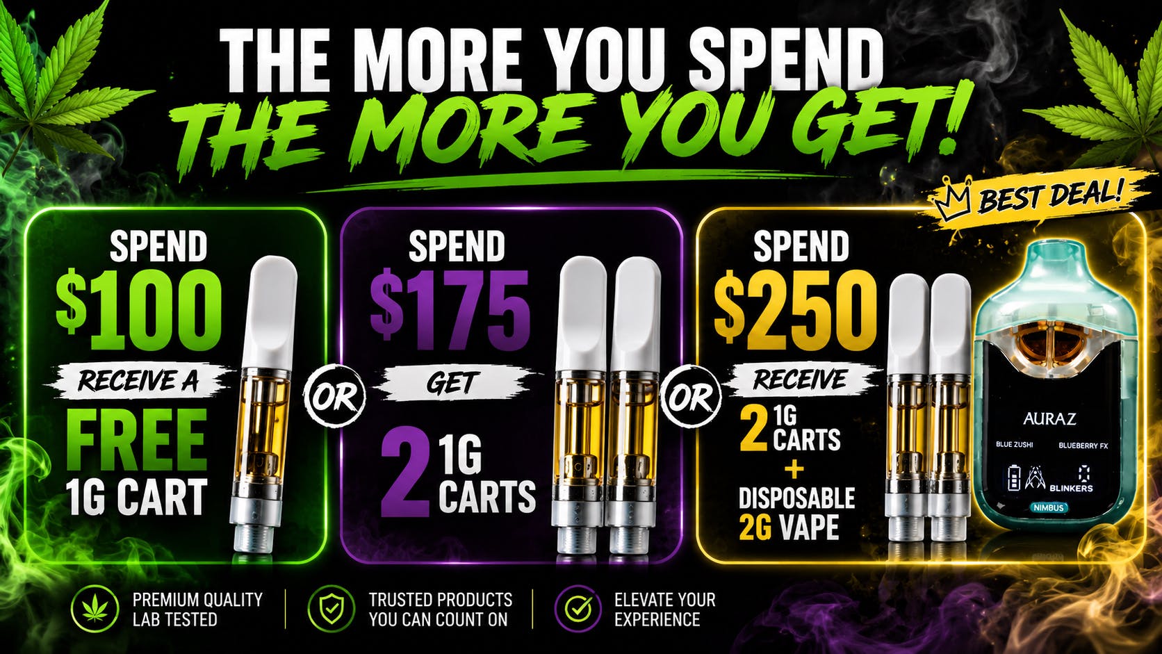 Ganja World - Bangor freebie Tuesday