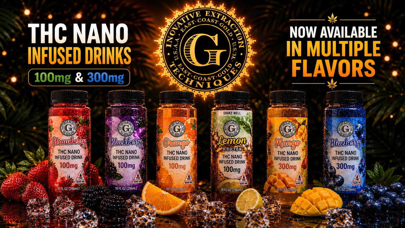 Ganja World - Bangor East Coast Gold Thc Drinks