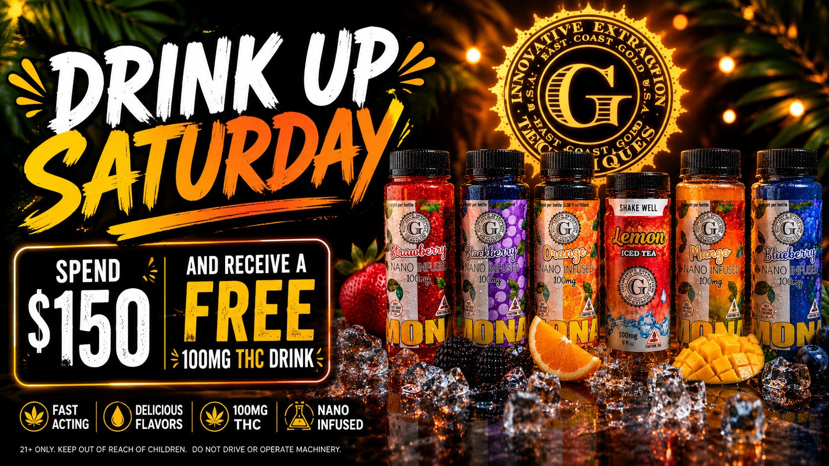 Ganja World - Bangor Drinks up Saturday