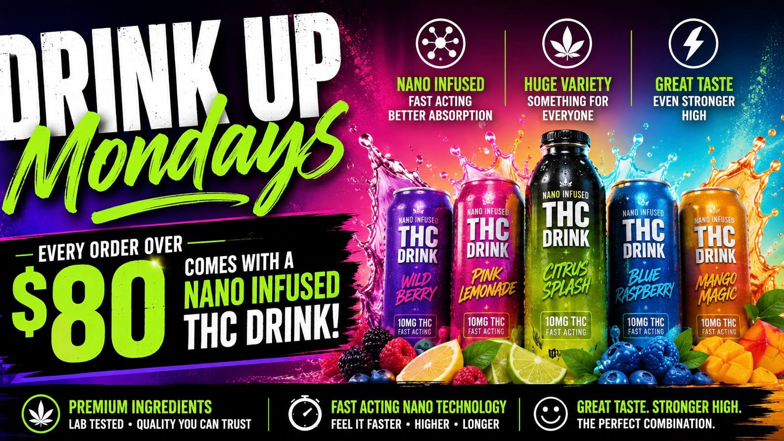 Ganja World - Bangor Drink up it’s Monday