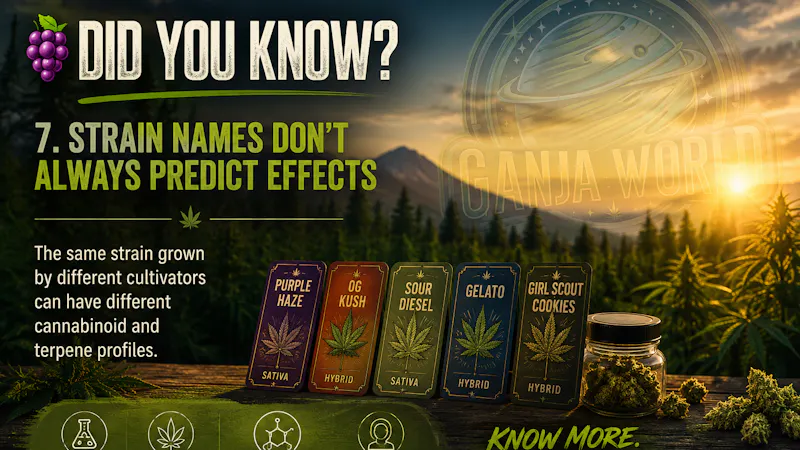 Ganja World Cannabis Fun Fact Of The Day