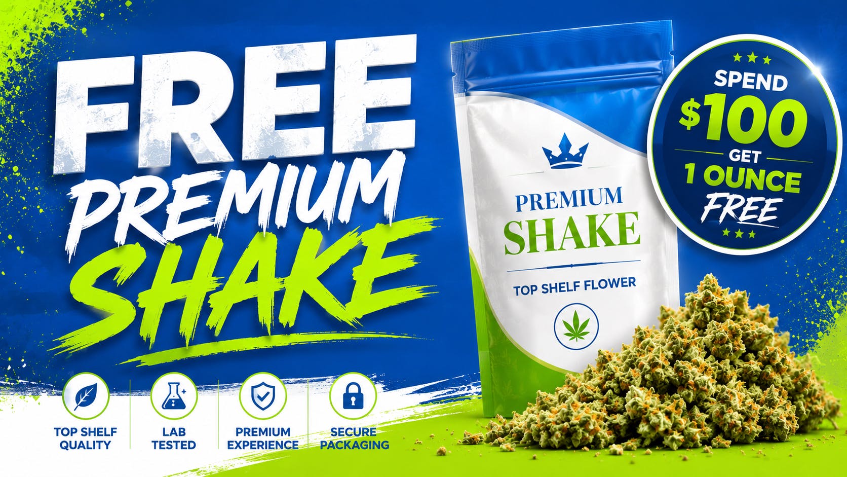 Ganja World - Bangor Free Shake ounce