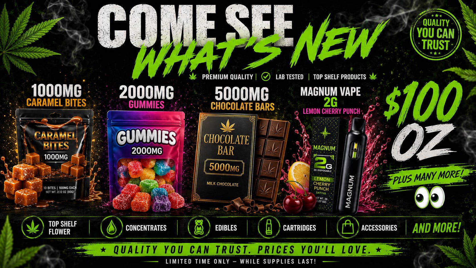 Ganja World - Bangor Come see what’s new 👀