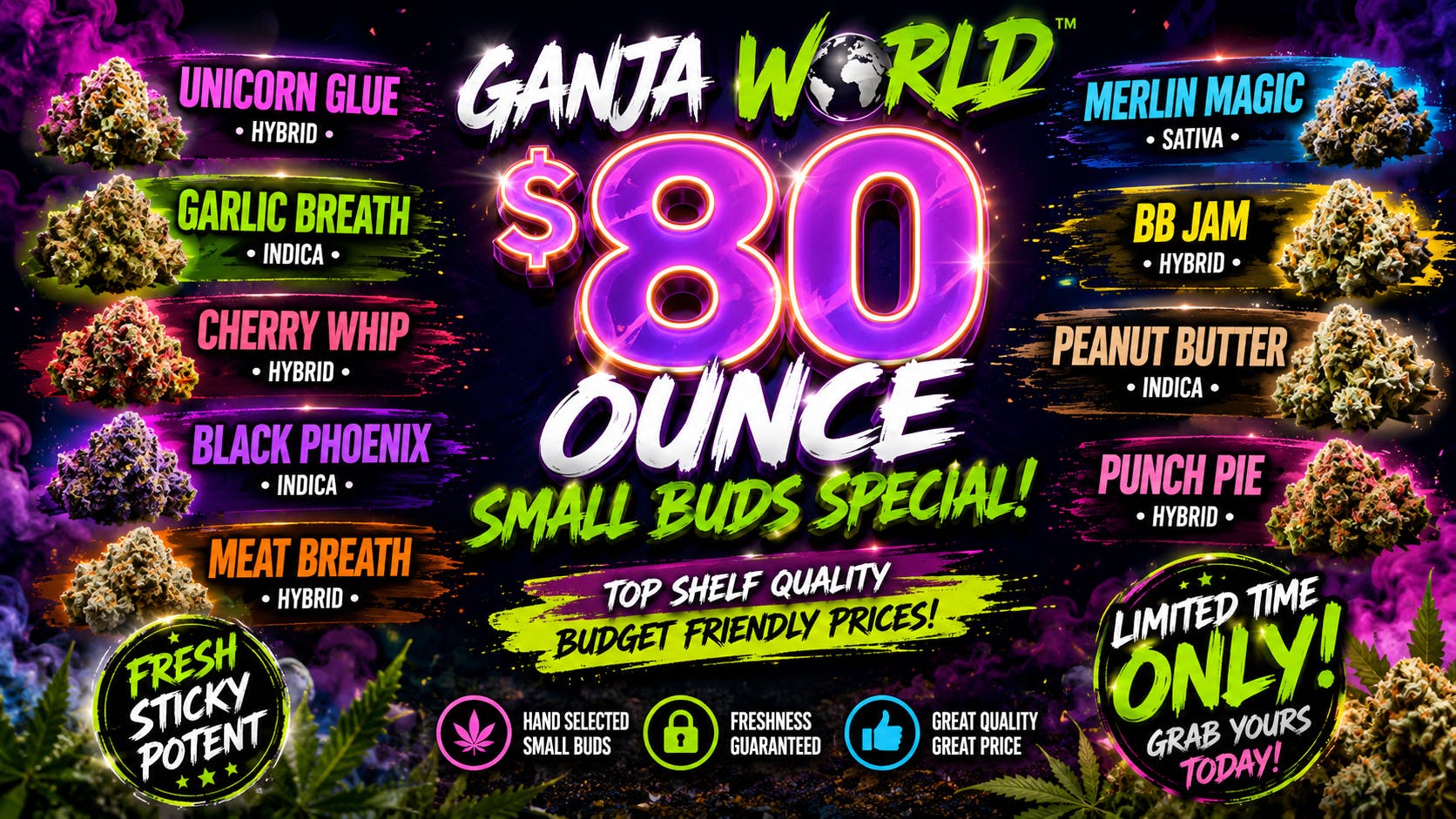 Ganja World - Bangor Happy Tuesday 😀