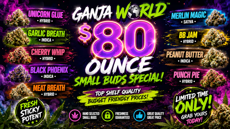 Ganja World - Bangor Happy Tuesday 😀