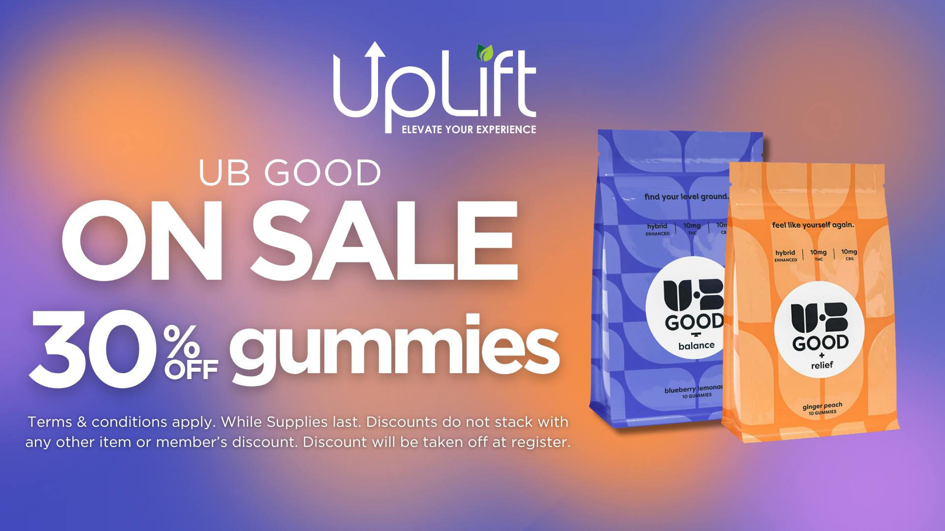 UpLift - Mount Orab UB GOOD Gummies 30% Off