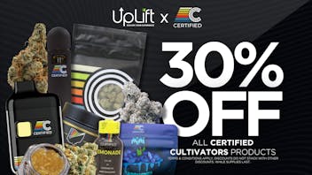 UpLift - Milford Certified Cultivators 30% OFF