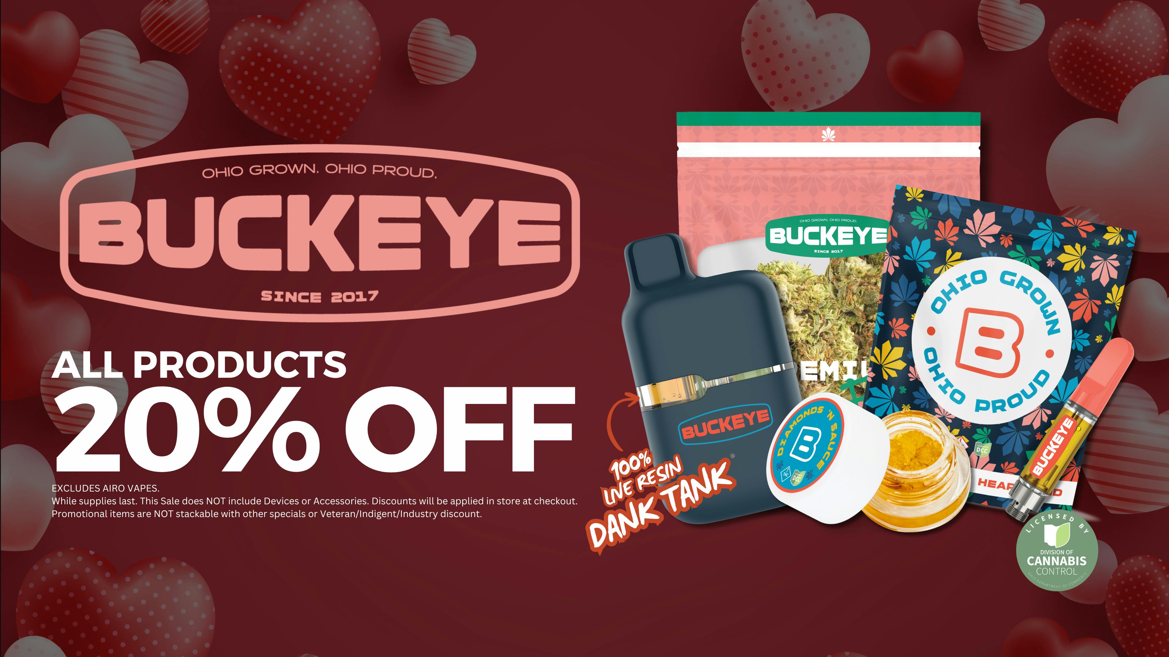 UpLift - Milford Buckeye Products – 20% Off