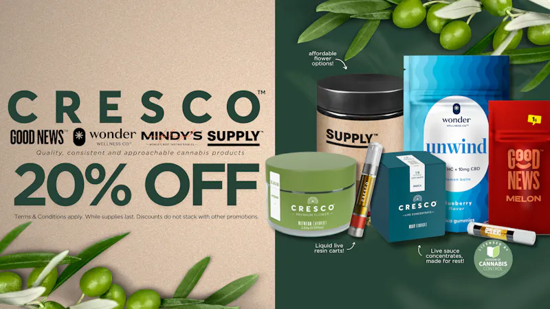 UpLift - Mount Orab 20% Off Cresco Brands