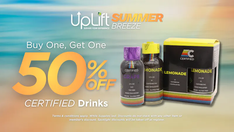 UpLift - Mount Orab Certified Drinks BOGO 50% Off