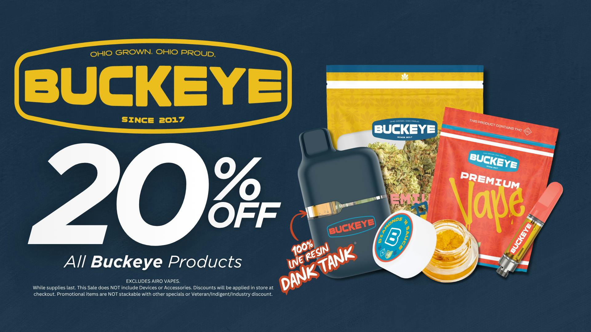 UpLift - Milford 🌿 20% OFF All Buckeye Products