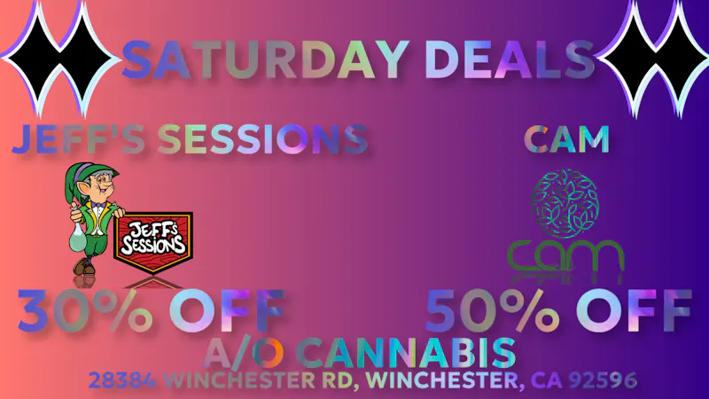 AO CANNABIS Saturday Daily Deals