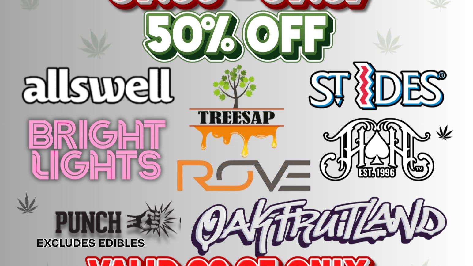 AO CANNABIS Labor Day Weekend Deals