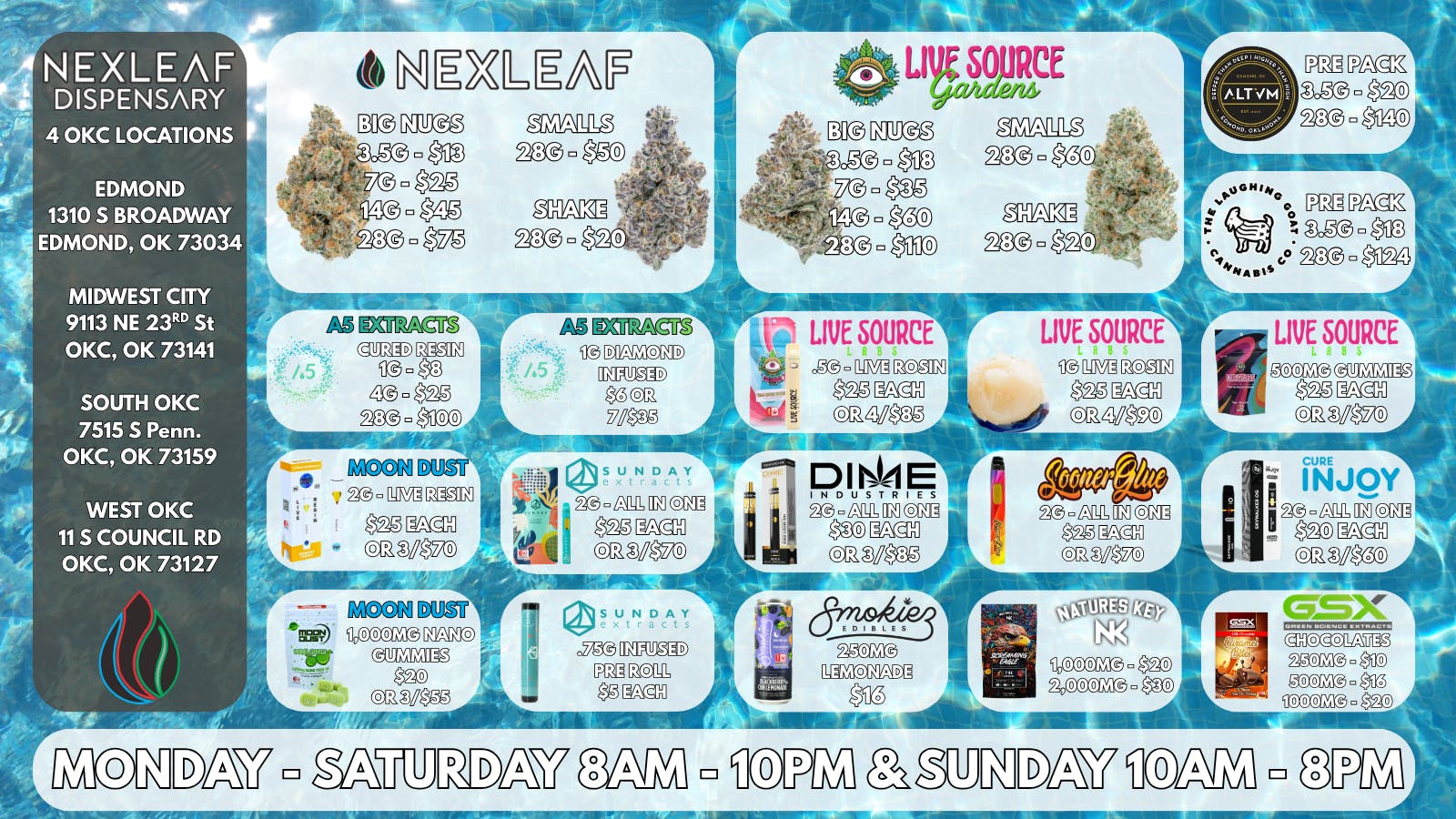 NexLeaf Dispensary - Midwest City NEXLEAF, DEALS TOO GOOD TO PASS UP!