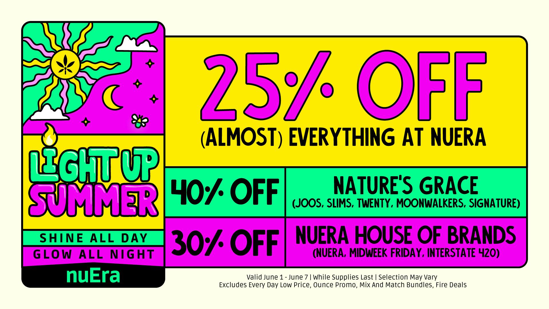 nuEra - Aurora Stop By for 25% Off Almost Everything + 30–40% Off