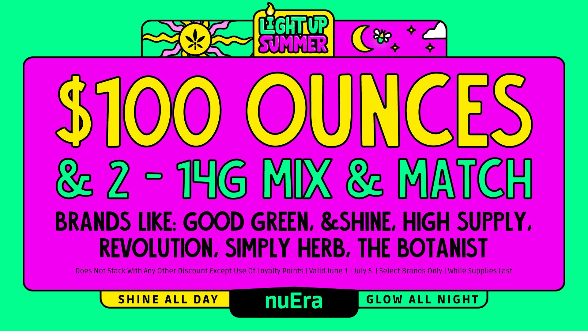 nuEra - Aurora $100 Mix & Match 14g & Ounces at nuEra!
