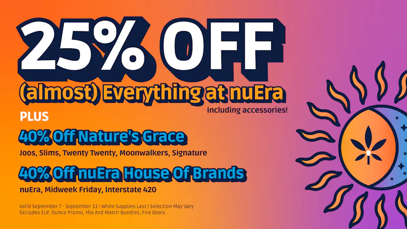 nuEra - Aurora 25% Off (almost) Everything at nuEra!