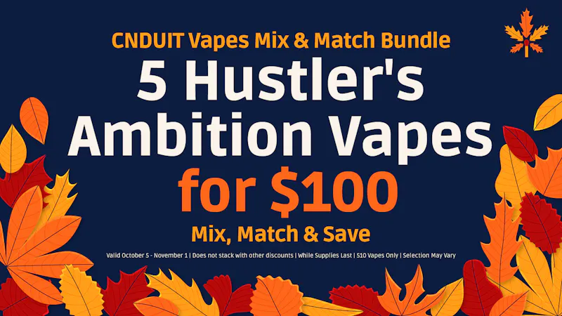 nuEra - Chicago Mix & Match 5 Hustler's Ambition Vapes for $100