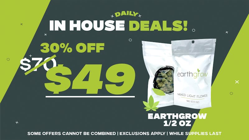 Earth's Healing South Daily Deal - $49 Earthgrow Half Ounce