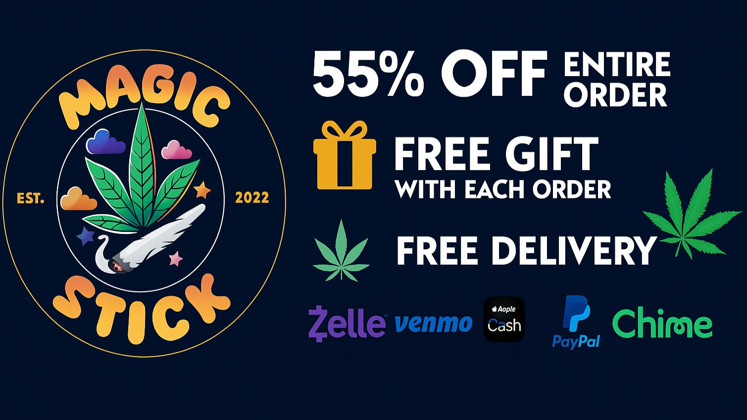 Magic Stick 55% OFF ENITIRE ORDER + FREE GIFTS