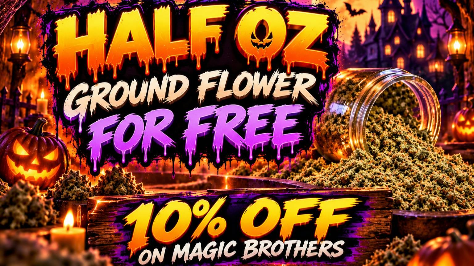 MAGIC STICK 🔥FREE 14g & Crazy Halloweed Discounts🔥