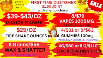 Best High Dispensary $39/OZ BUD-8/$74 VAPES 1000MG-8G/$56 Wax mix&match