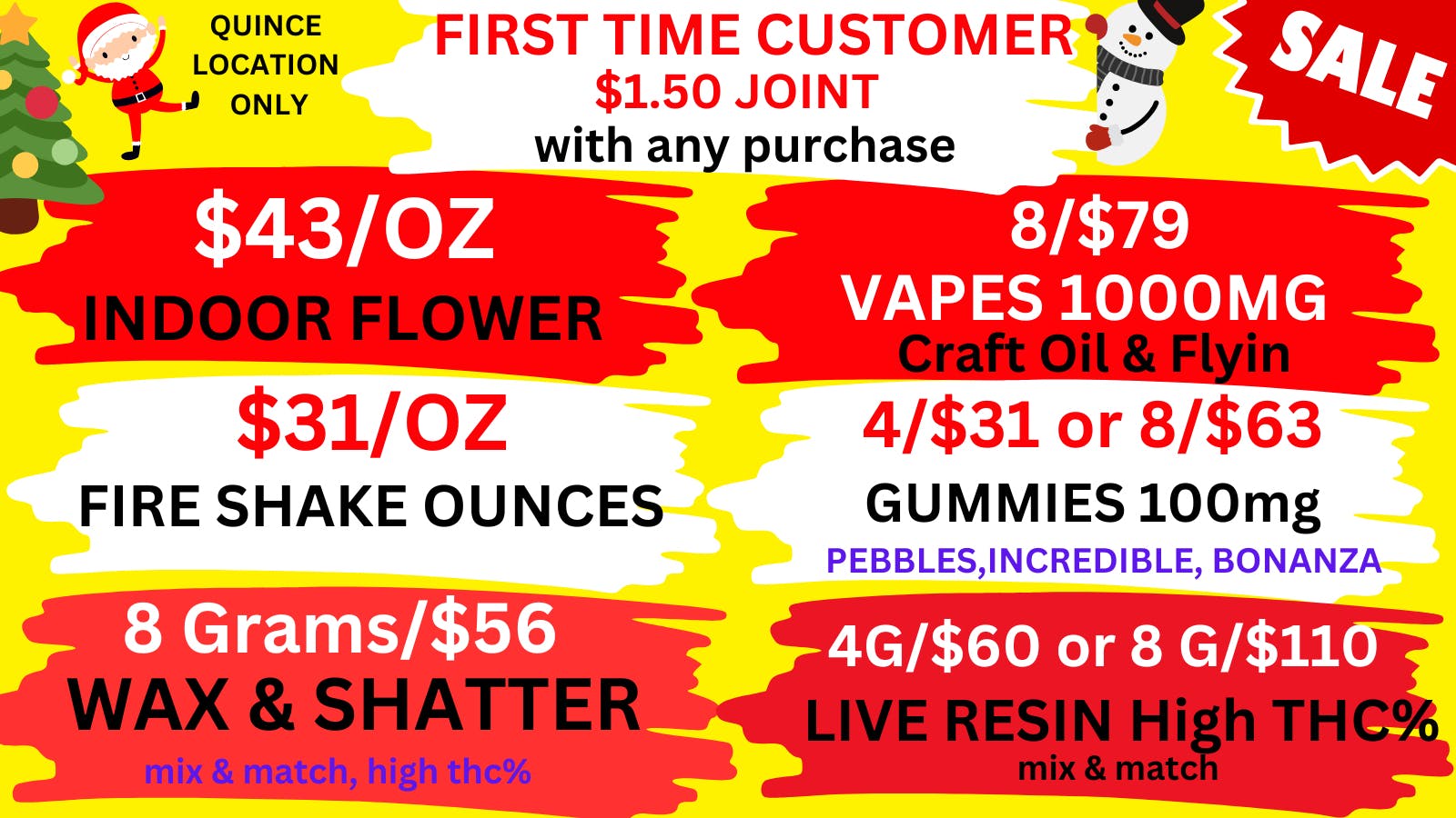 Best High Dispensary $1.50 JOINT FOR FIRST TIME CUSTOMER