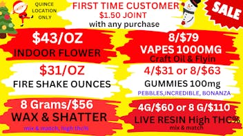Best High Dispensary $1.50 JOINT FOR FIRST TIME CUSTOMER