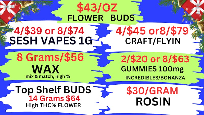 Best High Dispensary - Bryant St 8/$79 VAPES-$43/OZ-8G/$56 WAX-$30/G ROSIN