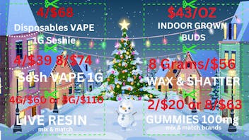 Best High Dispensary $43/OZ BUD-8/$74 VAPES 1G-8G/$56 WAX-4/68 ALL IN 1