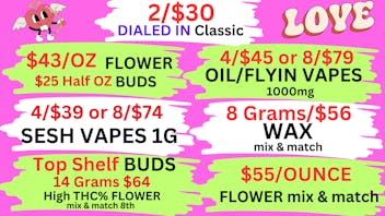 Best High Dispensary - Bryant St 💕$43/OZ-8G/$56 WAX-8/$74 VAPES-2/$30 Dialed IN💕