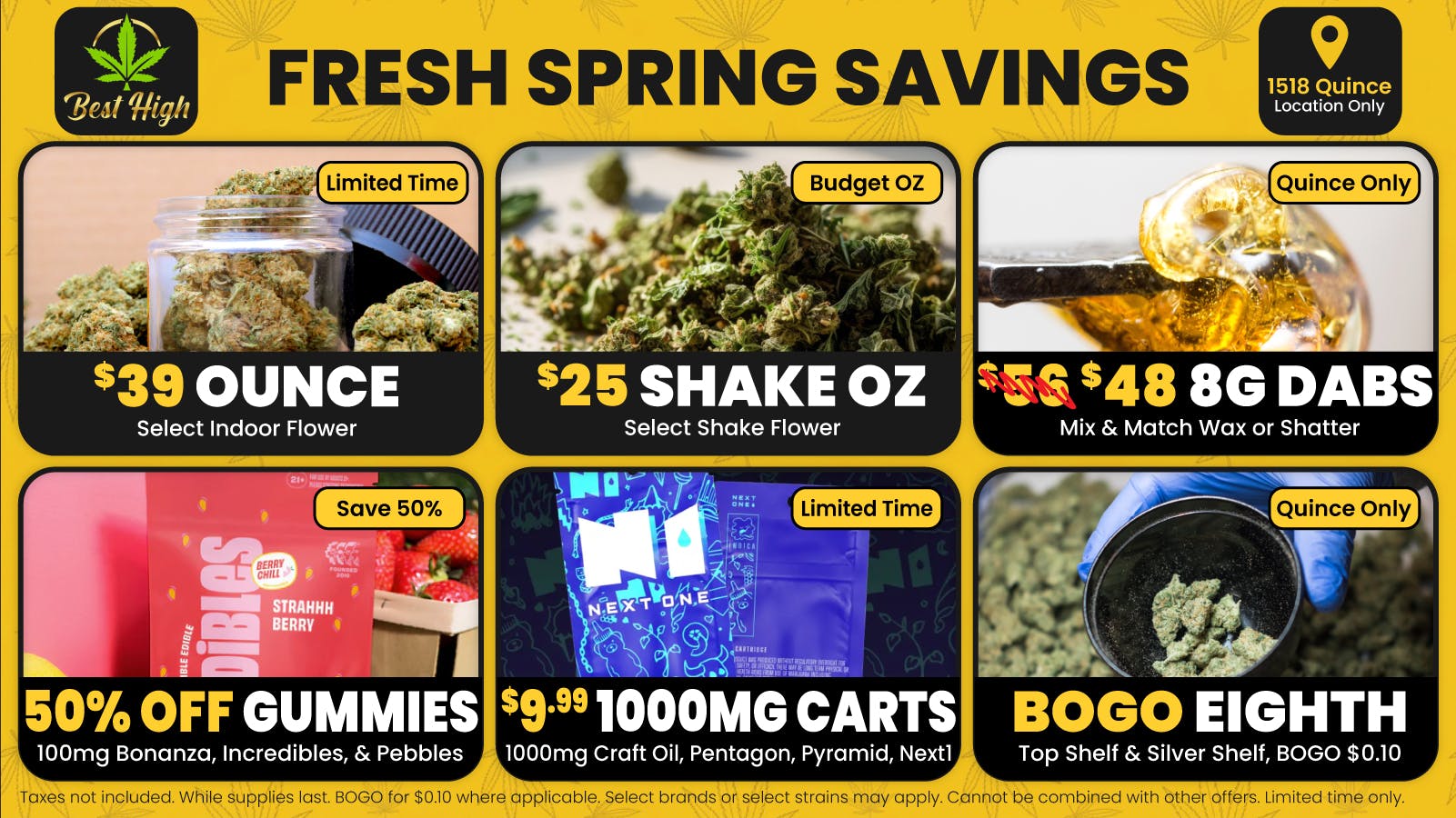 Best High Dispensary 🤑 $39/OZ - 8 GRAMS WAX $48 - $9.99 1000mg CART 🔥