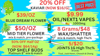 Best High Dispensary - Bryant St $39 Fire Bud OZ | $9.99 1000mg Oil Carts 💎