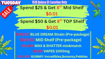 Best High Dispensary 🤑 $39/OZ - 8 GRAMS WAX $48 - $9.99 1000mg CART 🔥