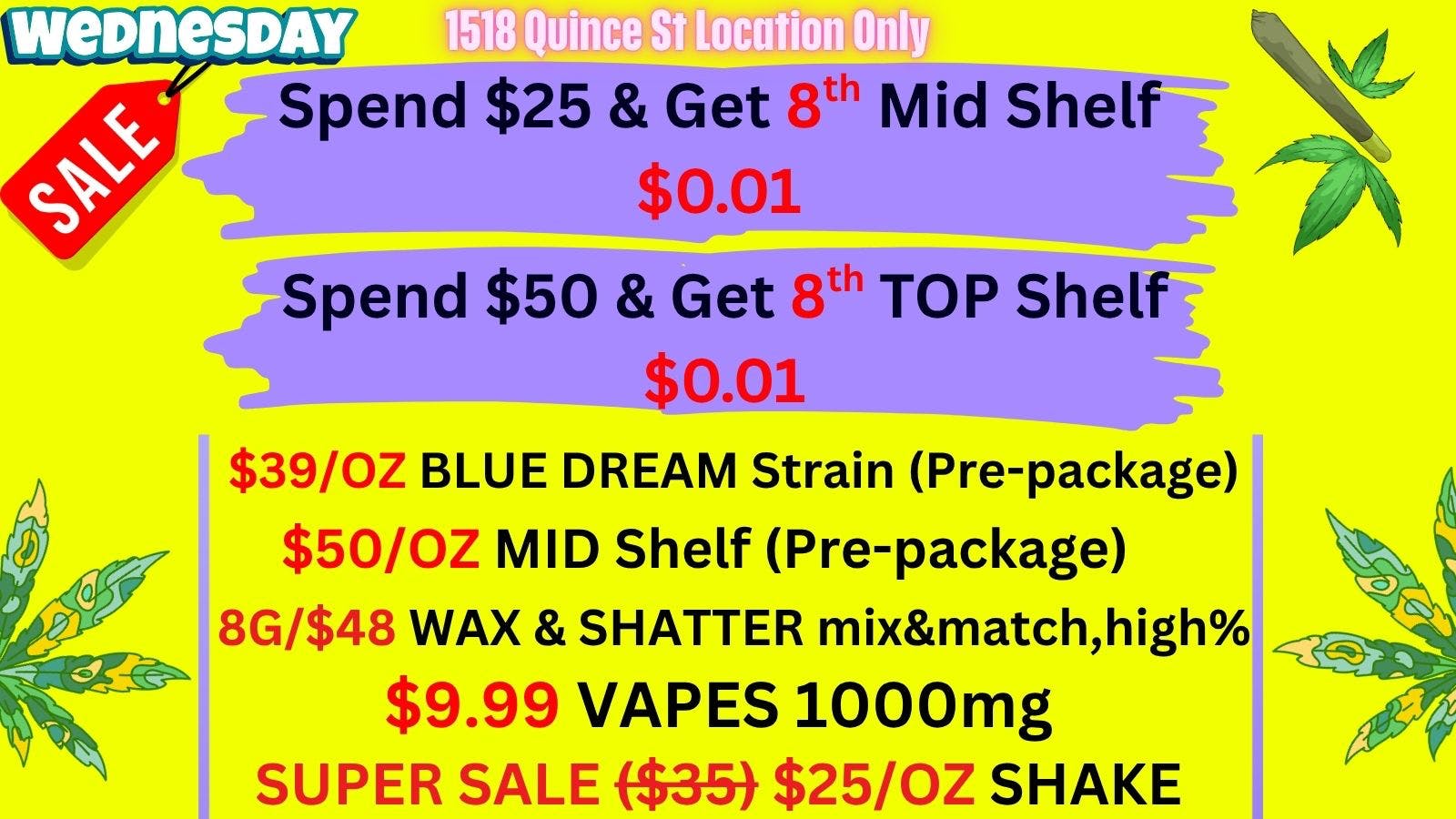 Best High Dispensary 🤑 $39/OZ - 8 GRAMS WAX $48 - $9.99 1000mg CART 🔥
