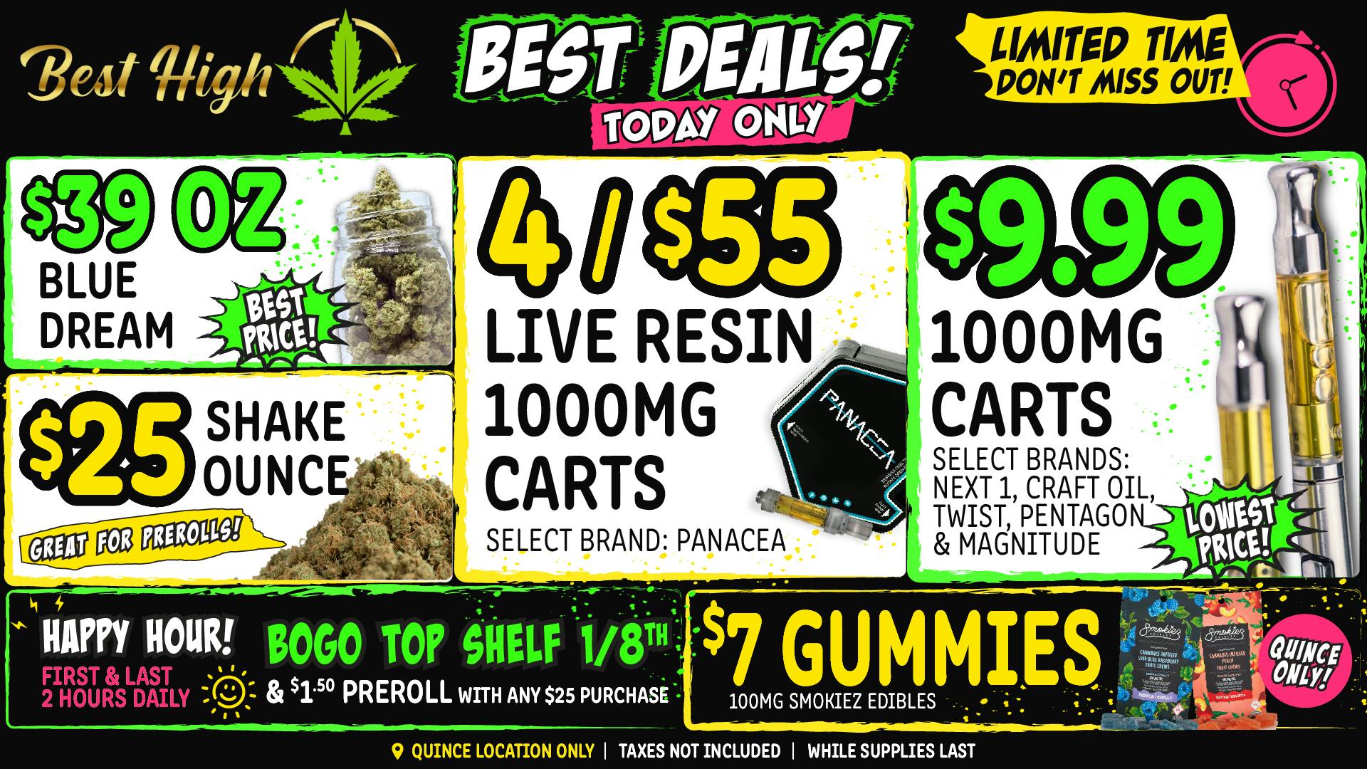 Best High Dispensary 😮‍ $9.99 1000MG CARTS - 4/$55 LIVE RESIN CARTS 🎉