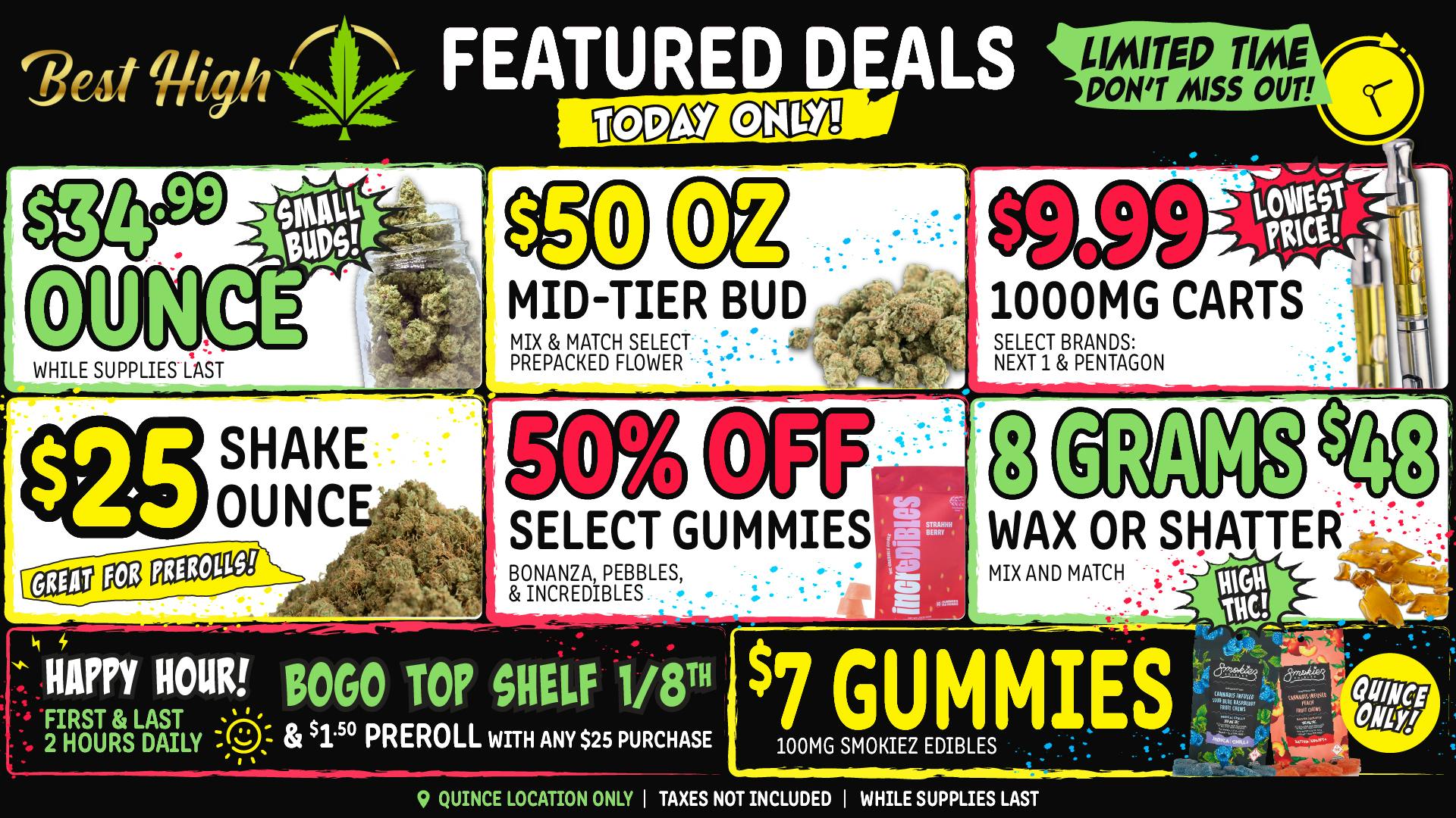 Best High Dispensary 🤑 $34.99 Small Bud Ounce 💥 $9.99 1000mg CART 🔥