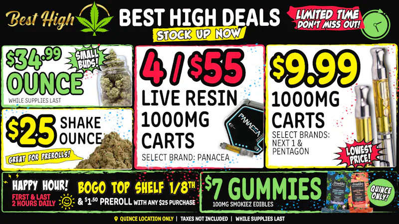 Best High Dispensary 😮‍ $9.99 1000MG CARTS - 4/$55 LIVE RESIN CARTS 🎉