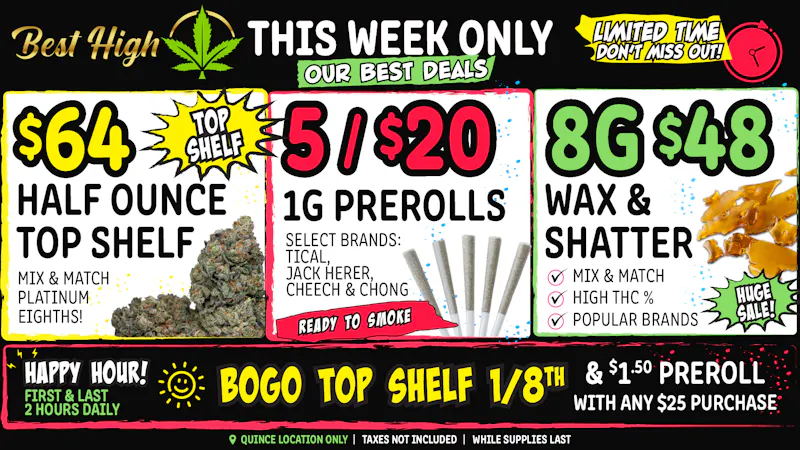 Best High Dispensary 🍯 ☀️ 8G Wax/Shatter $48 | $64 Top Shelf 1/2 Ounce