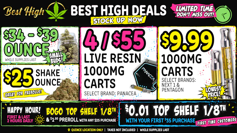 Best High Dispensary 😮‍ $9.99 1000MG CARTS - 4/$55 LIVE RESIN CARTS 🎉