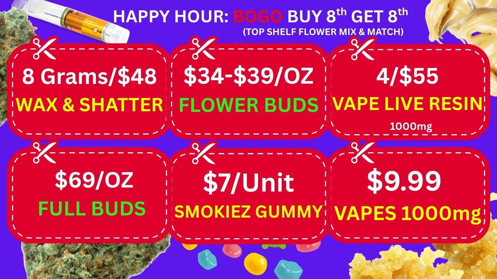 Best High Dispensary 🤑 $34-$39/OZ BUDS Ounce 💥 $9.99 1000mg VAPES 🔥