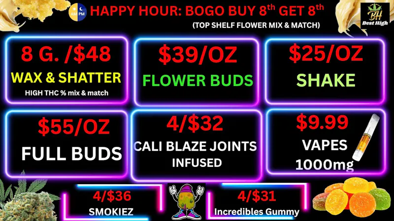 Best High Dispensary 🤑$39/OUNCE BUD🔥$9.99 VAPE 1G🔥4/$32 CALI BLAZE